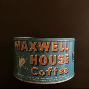 Vintage Maxwell House Canister